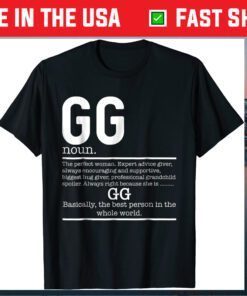 GG Definition Grandma Mother Day Classic T-Shirt