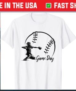 Game Day Baseball, Softball Life Classic T-Shirt