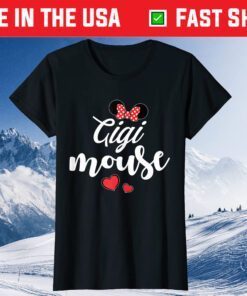 Gigi Mouse Tee and Gigi Mouse Heart Funny Mother's Day Classic T-Shirt
