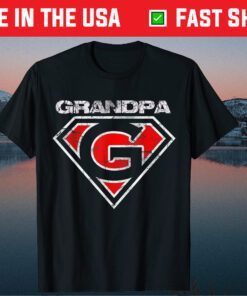 Grandpa Superhero Fathers Day Classic T-Shirt