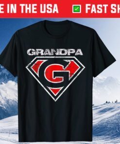 Grandpa Superhero Fathers Day Classic T-Shirt