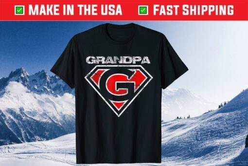 Grandpa Superhero Fathers Day Classic T-Shirt