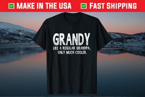 Grandy Definition Like Regular Grandpa Only Cooler Classic T-Shirt