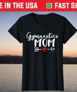 Gymnastics Mom heart T-Shirt