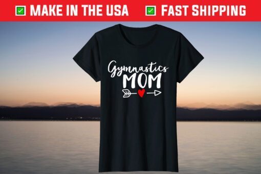 Gymnastics Mom heart T-Shirt