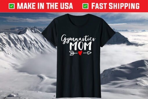 Gymnastics Mom heart T-Shirt