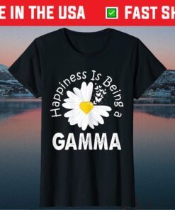 Happiness Is Being A Gamma Costume Daisy Flower Unisex T-Shirt