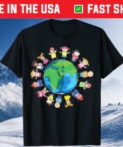 Happy Earth Day Children Around the World Classic T-Shirt