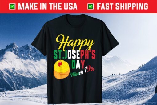 Happy St Josephs Day Jesus Catholic Religious March 19th Classic T-Shirt