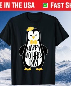 I Love My Mama Penguin Cute Happy Mothers Day T-Shirt