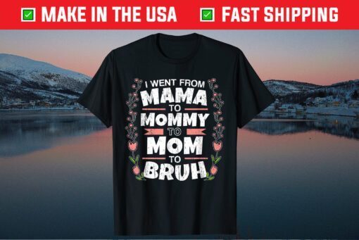 I Went From Mama to Mommy to Mom to Bruh Classic Shirt