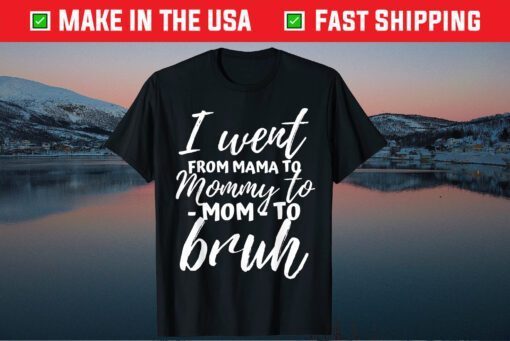 I Went From Mama to Mommy to Mom to Bruh Classic T-Shirt