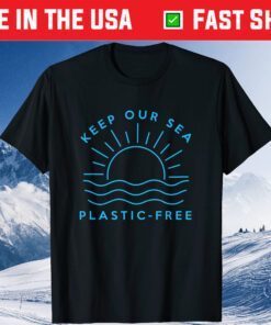 Keep Our Sea Plastic Free Earth Day Ocean Marine Biologist Classic T-Shirt