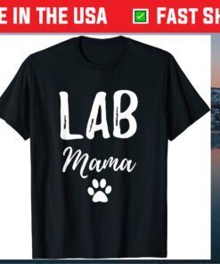 Lab Mama T-Shirt Dog Mom Mothers Day Classic T-Shirt