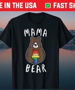 Mama Bear Shirt Autism Awareness Mothers Day T-Shirt