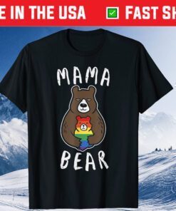 Mama Bear Shirt Autism Awareness Mothers Day T-Shirt