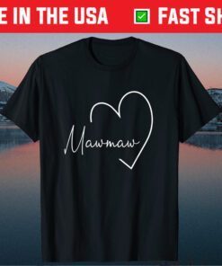 Mawmaw Gift Grandma Christmas Mother's Day Gift T-Shirt