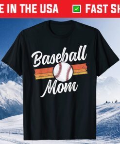 Mom Baseball Shirt Mother's Day Gift For Her Mama School Classic T-Shirt