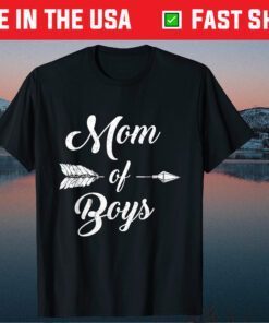 Mom Of Boys Mommy And Son Proud Mother Mama Classic T-Shirt
