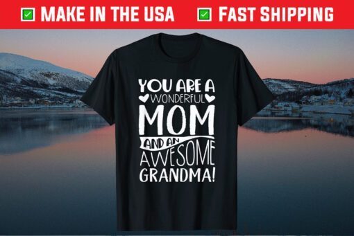 Mothers Day Grandma Mother in Law Us 2021 T-Shirt