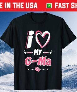 Mother's Day I Love My G-Ma Classic T-Shirt