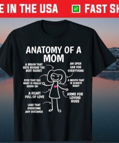 Mother's Day Mother Anatomy of a Mom Gift T-Shirt