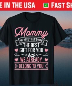 Mothers Day Shirt for Mom from Daughter Son Best Mom Classic T-Shirt