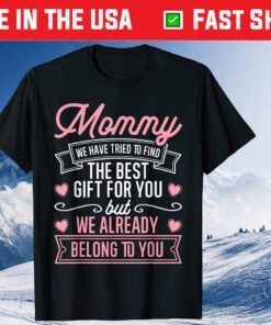 Mothers Day Shirt for Mom from Daughter Son Best Mom Classic T-Shirt