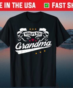 Mother's Day - World's Best Grandma Gift T-Shirt