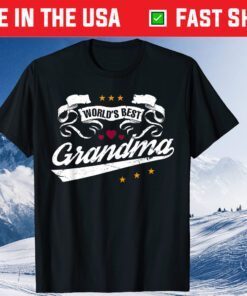 Mother's Day - World's Best Grandma Gift T-Shirt