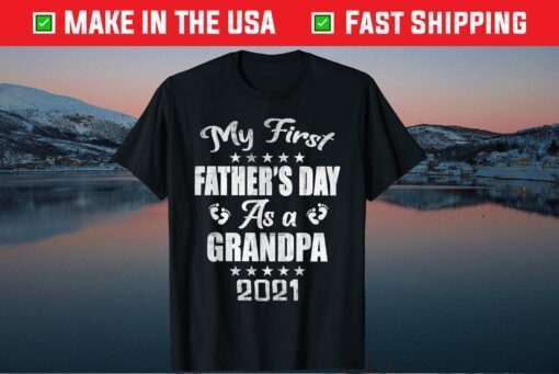 My First Father's Day As a Grandpa - New Baby Announcement Classic T-Shirt