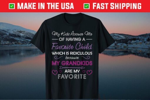 My Grandkids Are My Favorite Grandma Mother's Day Classic T-Shirt