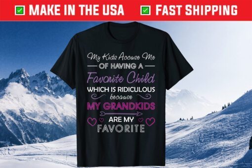 My Grandkids Are My Favorite Grandma Mother's Day Classic T-Shirt