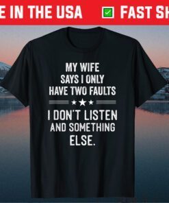 My Wife Shirts For Men Funny Husband Gift T-Shirt