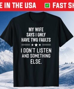 My Wife Shirts For Men Funny Husband Gift T-Shirt