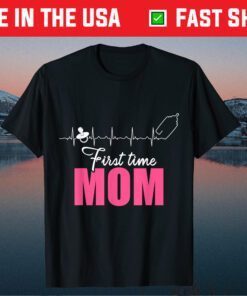New First Time Mommy Expecting Mom To Be Heartbeat Classic T-Shirt