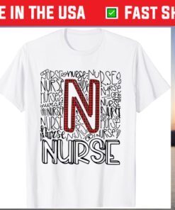 Nurse Hearting Love Nursing Day T-Shirt