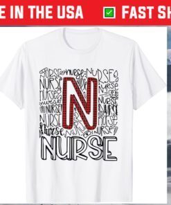 Nurse Hearting Love Nursing Day T-Shirt