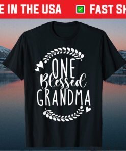 One Blessed Grandma With Hearts Mothers day and grandma Unisex T-Shirt