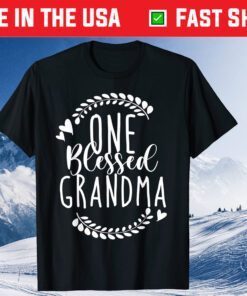 One Blessed Grandma With Hearts Mothers day Classic T-Shirt