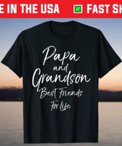 Papa and Grandson Best Friends for Life T-Shirt