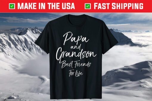 Papa and Grandson Best Friends for Life T-Shirt