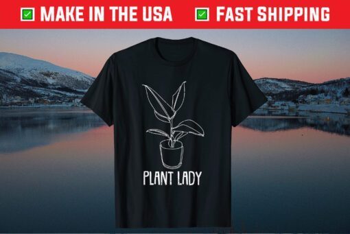 Plant Lady Mom Florist Garden-er Gardening Mama Mommy Mother Us 2021 T-Shirt