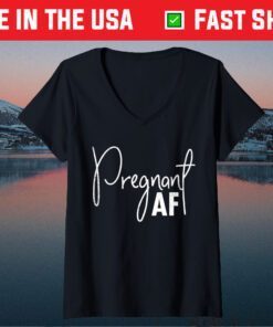 Pregnant AF Pregnancy Announcement Mother's Day Classic T-Shirt