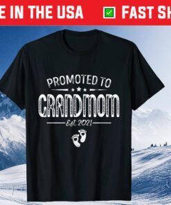 Promoted To Grandmom Est 2021 Tee Cute Mother's Day Classic T-Shirt