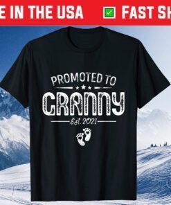 Promoted To Granny Est 2021 Mother's Day T-ShirtPromoted To Granny Est 2021 Mother's Day T-Shirt