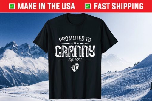 Promoted To Granny Est 2021 Mother's Day T-ShirtPromoted To Granny Est 2021 Mother's Day T-Shirt