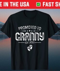 Promoted To Granny Est 2021 Tee Cute Mother's Day Us 2021 T-Shirt