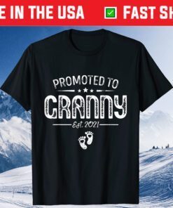 Promoted To Granny Est 2021 Tee Cute Mother's Day Us 2021 T-Shirt