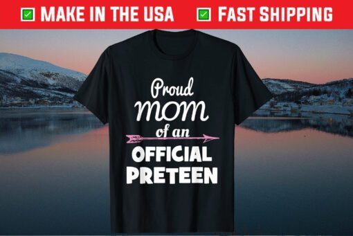 Proud Mom Of An Official Preteen 12th Birthday 12 Years Old Classic T-Shirt